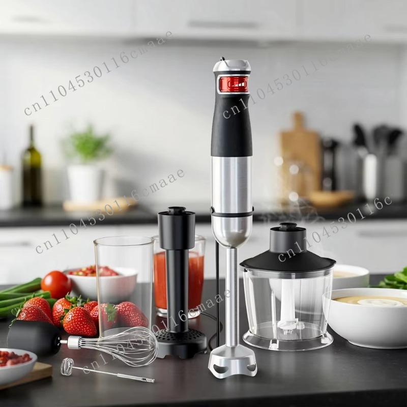Baby Food Hand Blender - Мощный погружной блендер 6-в-1, 1200 Вт,