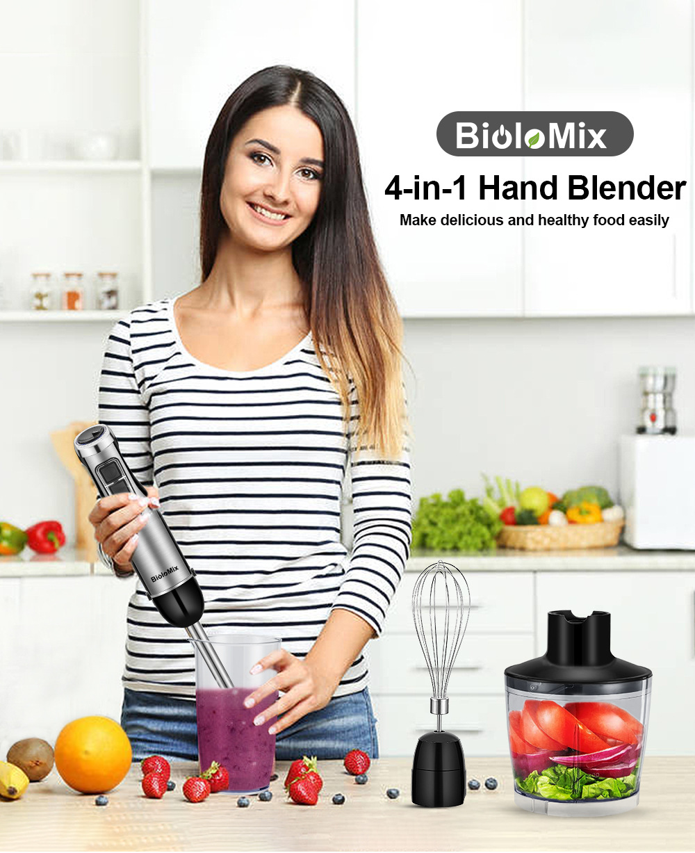 Baby Food Hand Blender - Многофункциональный ручной блендер, кухонный комбайн, соковыжималка,