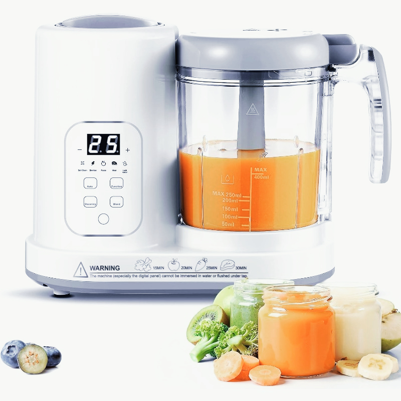 Baby Food Hand Blender - Пароварка-блендер для детского питания 4-в-1: автоматическое