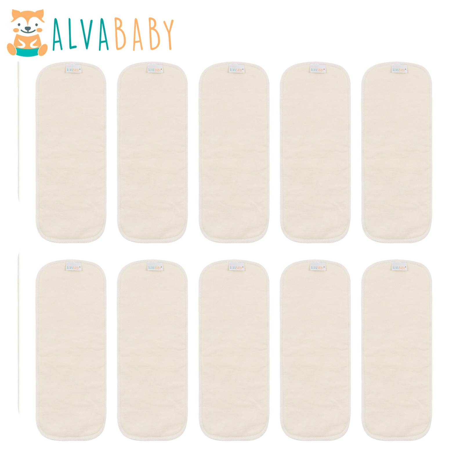 Pampers Diaper Premium Care - (10 шт./лот) ALVABABY вставка из конопли,