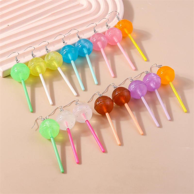 Baby Food Flavors - Лидер продаж, милые красочные серьги-леденец из