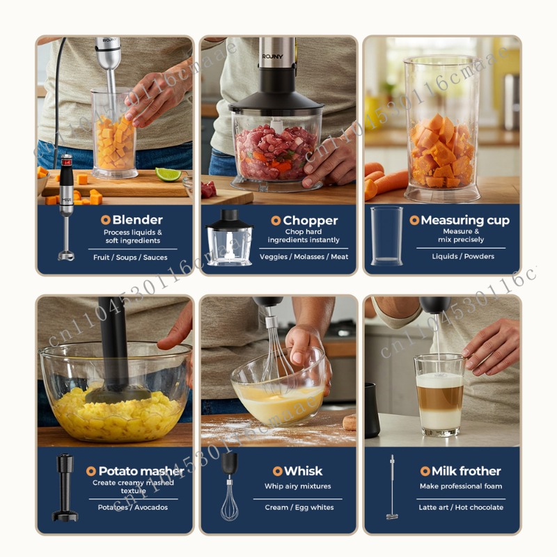Мощный погружной блендер 6-в-1 – обзор и цена Baby Food Hand Blender