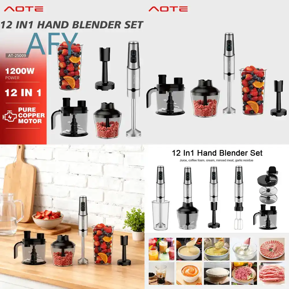 Погружной блендер AOTE для ЕС, – обзор и цена Baby Food Hand Blender