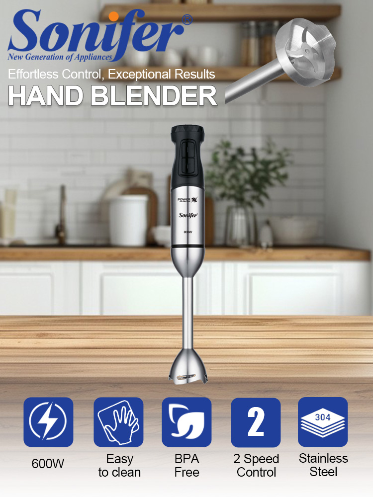 Погружной блендер Sonifer SF-8 – обзор и цена Baby Food Hand Blender