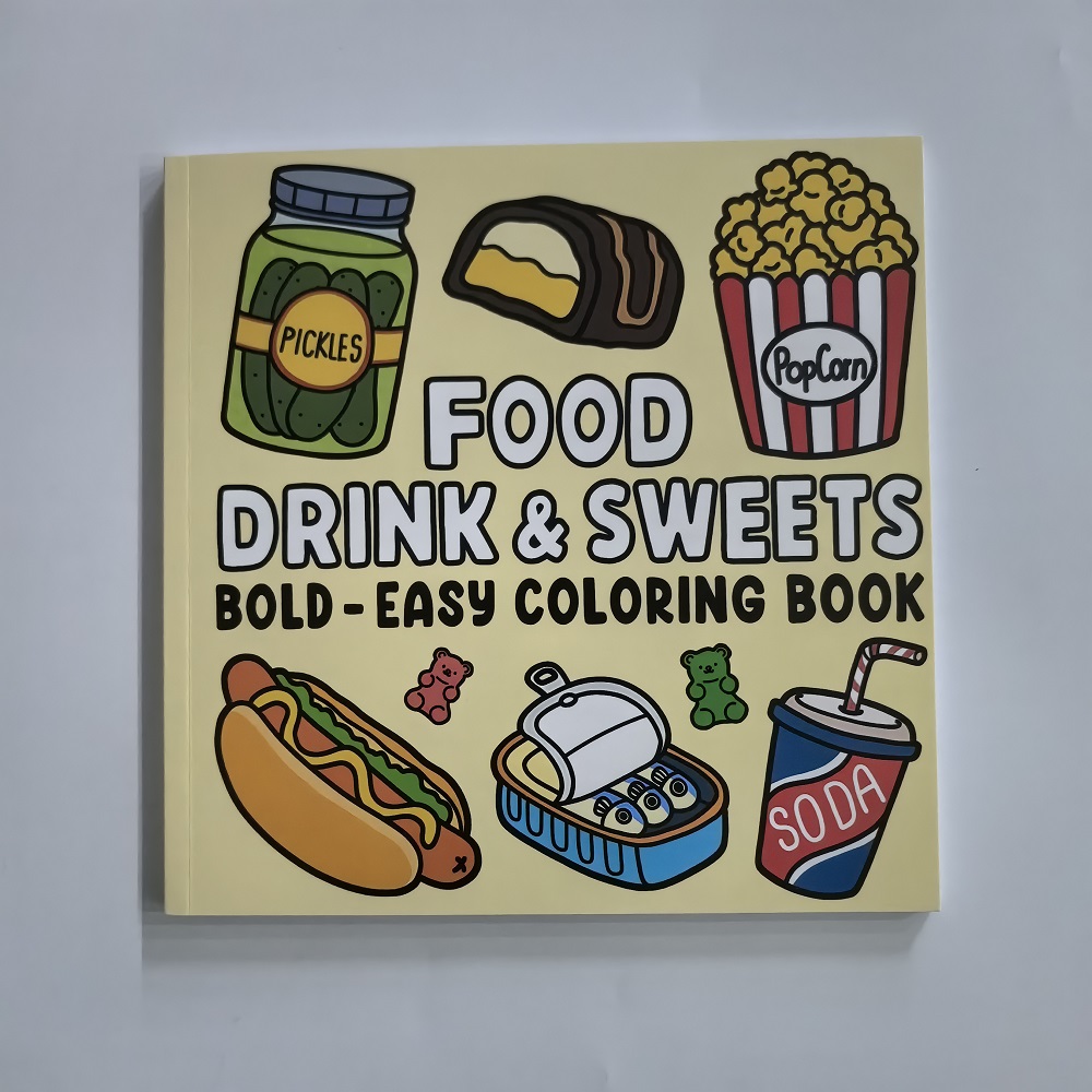 Книга-раскраска с едой, напитк – обзор и цена Baby Food Flavors