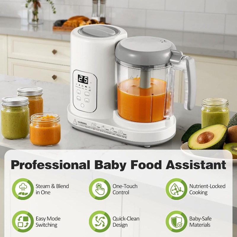 Пароварка-блендер для детского – обзор и цена Baby Food Hand Blender