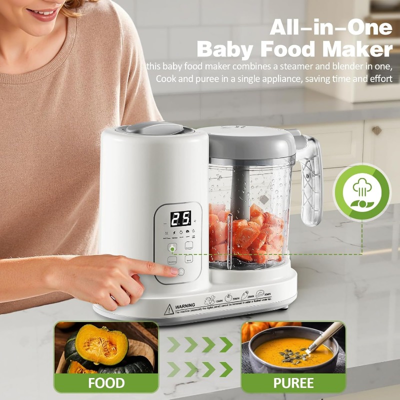Пароварка-блендер для детского – обзор и цена Baby Food Hand Blender