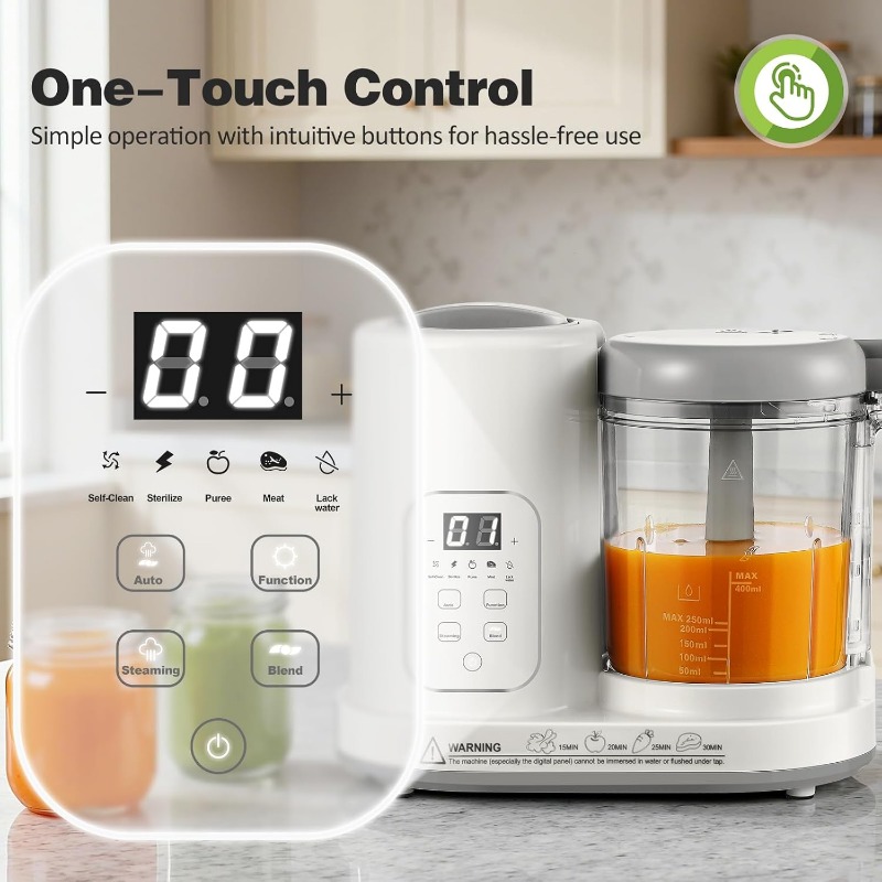 Пароварка-блендер для детского – обзор и цена Baby Food Hand Blender